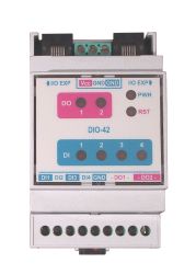 SCOM-100 Extension I/O unit, 4 DI, 2 DO, 12 volts DC.